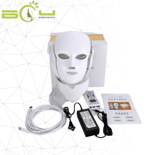 Mascara facial con cuello Pagina